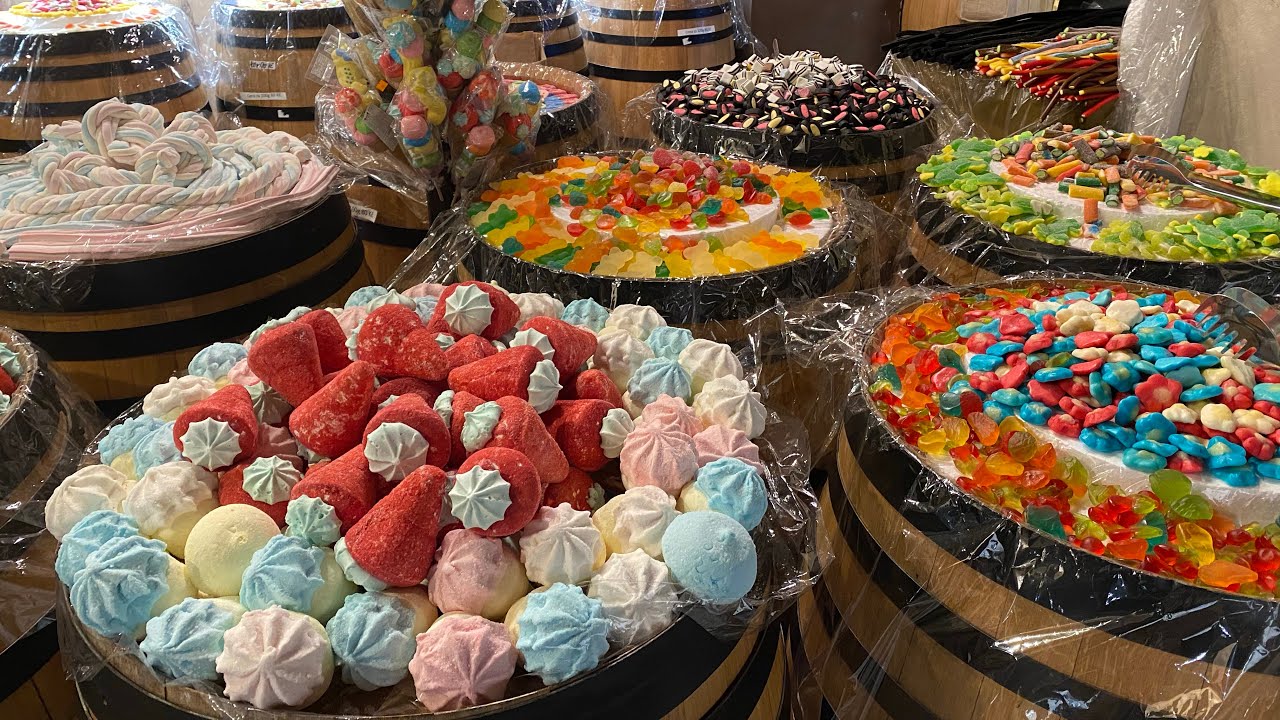 Candy miners and Captain jack, candy shops in Prague YouTube