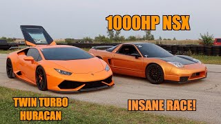 Racing The FASTEST Cars On The Property In The NSX!