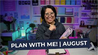 Plan With Me! | A5 August Planner | Filofax Domino Soft