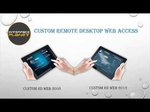 Microsoft RD Web Access 2008 R2 | Custom Remote Desktop Web Access 2012