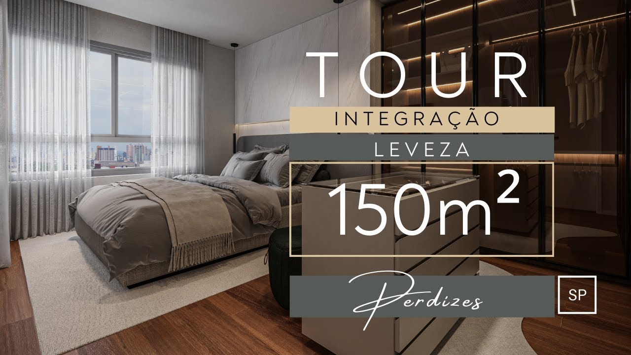 TOUR POR ÁREA ÍNTIMA DE UM APARTAMENTO INCRÍVEL E CLEAN  DE 150M² EM PERDIZES!