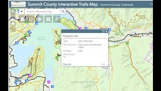 Summit County Interactive Trails Map