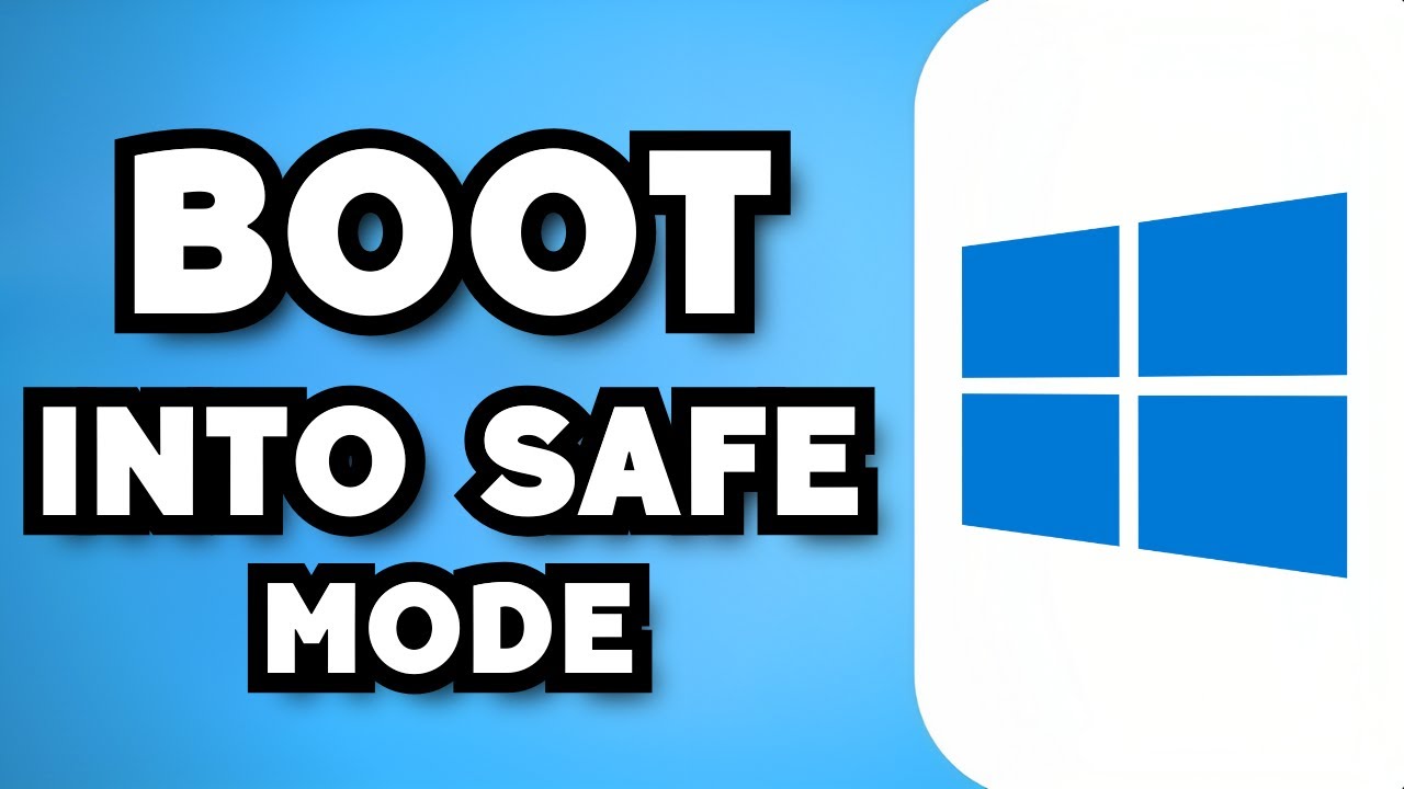 How To Boot Into Safe Mode In Windows 10 (2024 Guide) - YouTube
