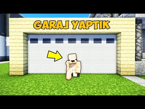 OTOMATİK GARAJ YAPTIK  !! 😱 - Minecraft