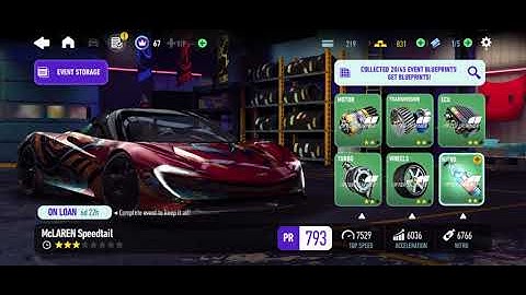 NFS No Limits: McLAREN Speedtail Event gameplay #221 (Day 1) Part-2
