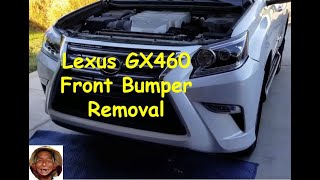 Athlete Statistics 2014-2019 Lexus GX460 front bumper removal