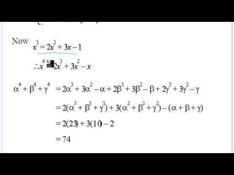 Coefficients and Roots