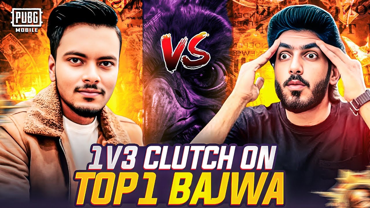 1v3 on Top1Bajwa / Ultimate Royal / PUBG MOBILE