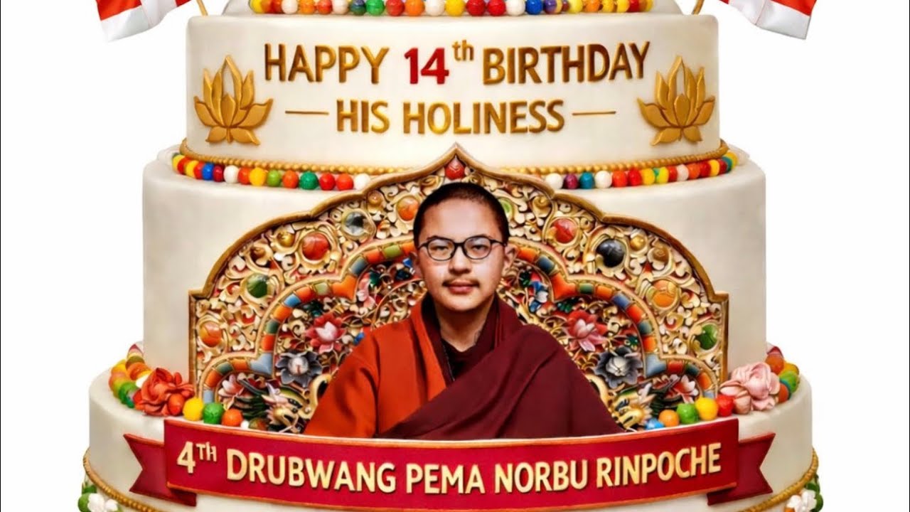 Happy 14th Birthday to His Holiness the 4th Drubwang Pema Norbu, Mingyur Dechen Garwang Zilnon Dorje