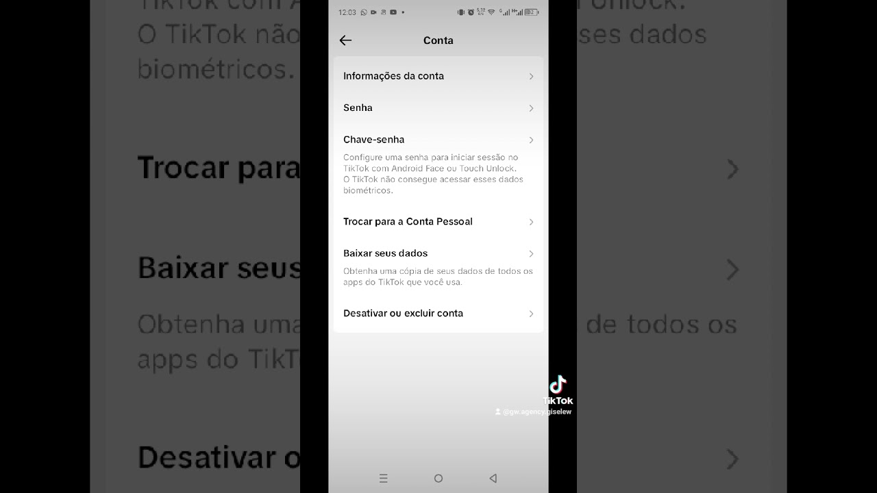 como mudar a conta pessoal para corporativa no Tik tok #agenciatiktok #dicas #tutorial