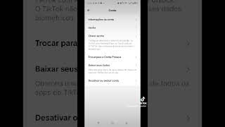 como mudar a conta pessoal para corporativa no Tik tok #agenciatiktok #dicas #tutorial