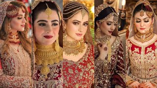 Pakistani bridal Makeup Look 2023 | Bridal Jewellery | latest barat makeup & jewelry collection ♥️