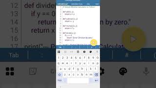How to create calculator on your phone using Python 