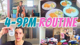Evening Routine After Work As A Mom of 4! Productive Evening Routine For Moms! 4-9 PM Daily Routine