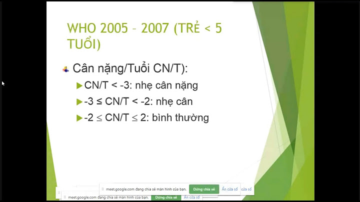 Đánh giá suy dinh dưỡng cân nặng năm 2024