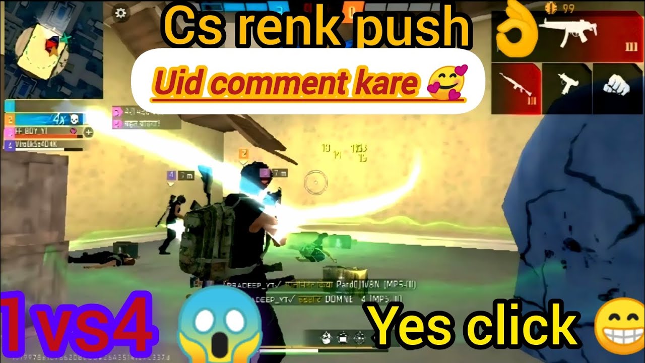 ( Part - 1 ) 1 v 4 Clutch Tips And Tricks 🔥 Free Fire Max - YouTube
