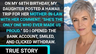 My Daughter Celebrated Her Mother-in-Law in Hawaii on My Birthday Then I Checked Our Joint Account..