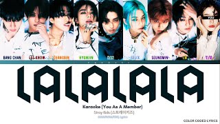 [KARAOKE] Stray Kids 'LALALALA (락)' - You As A Member || 9 Members Ver. Resimi