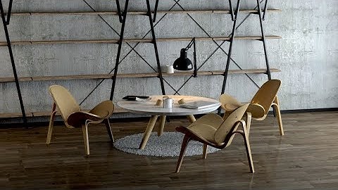 Sketchup interior - Vray 3.4 Render - Part2