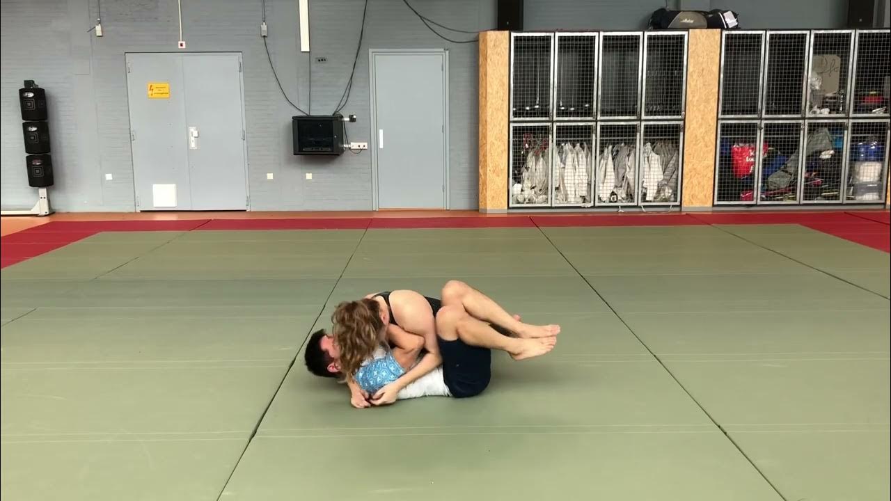 4. Reverse Triangle Choke from Side Control Bottom YouTube