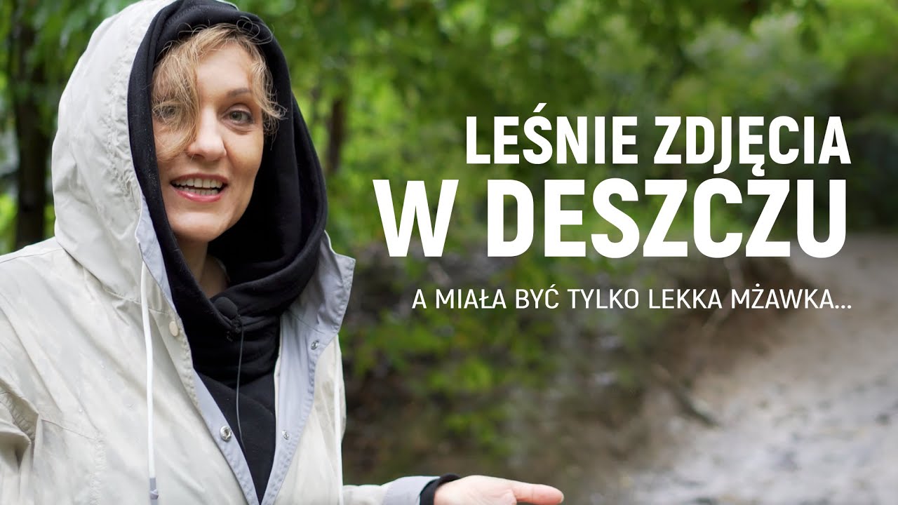 Wyjazd na zdjęcia do lasu i deszcz padający na głowę | Outdoor