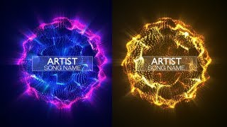 Audio React Music Visualizer After Effects Template