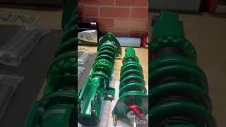 Intro to the CSG Tein Flex-A coilover install on the BRZ.