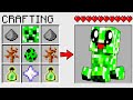 HOW TO CRAFT a BABY CREEPER in MINECRAFT? SECRET RECIPE *CUTE*