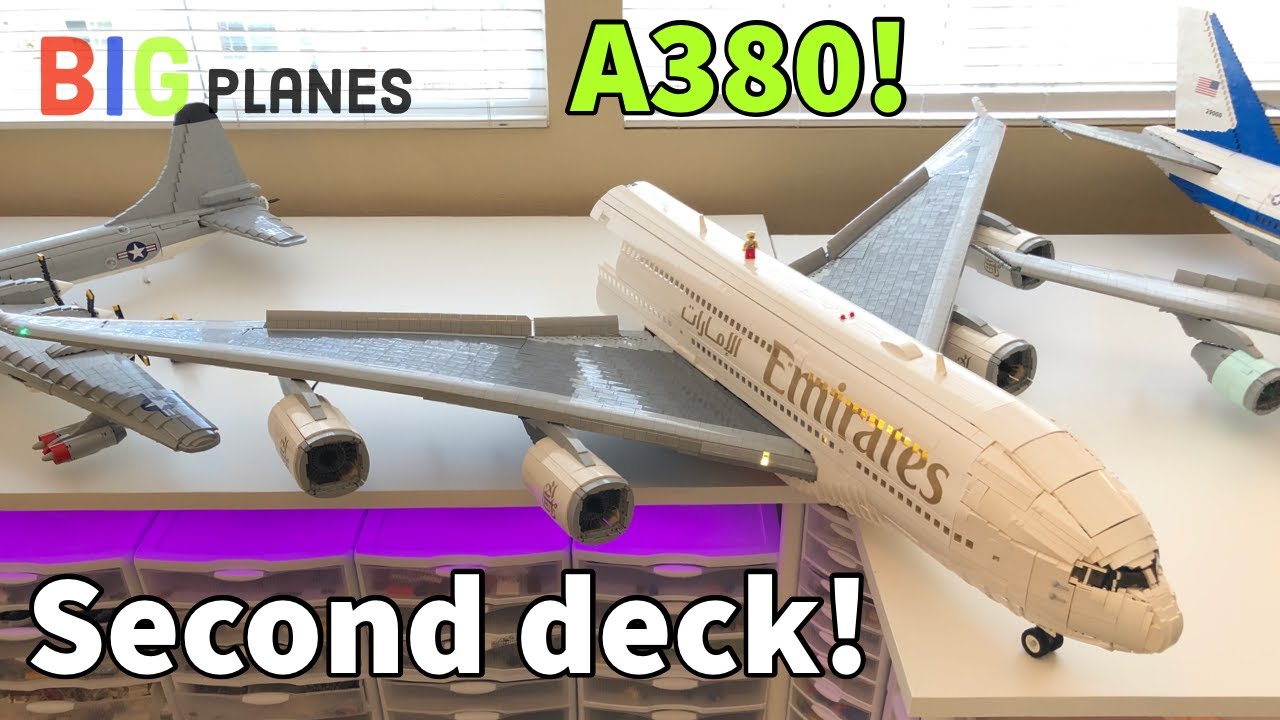 LEGO Emirates Airbus A380 Deck and - YouTube