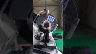PDS315H 원형톱기계 스틸파이프 32파이 두께 2T 절단(주)팔도기계