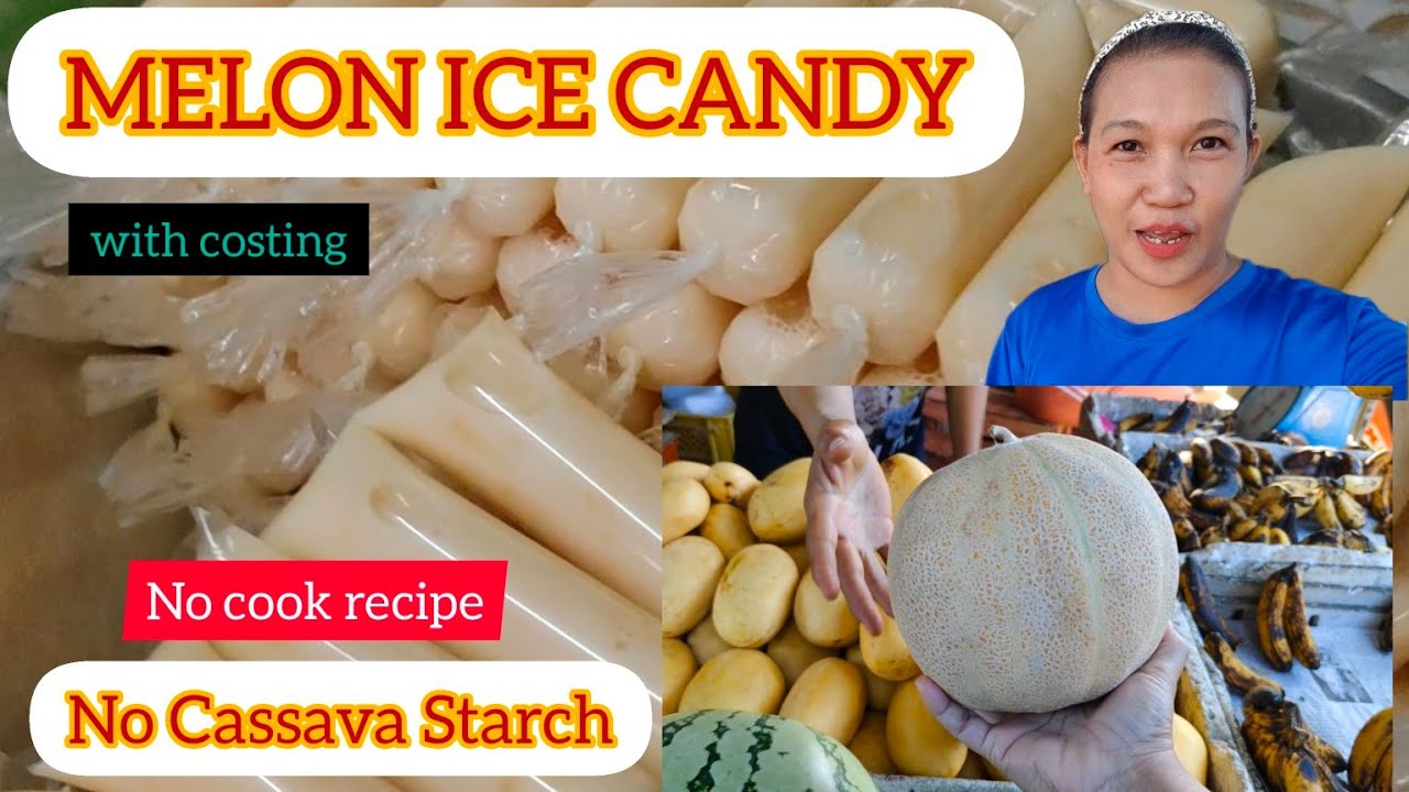 HOW TO MAKE NO COOK ICE CANDY with MELON FLAVOR | complete costing [ BUSINESS IDEAS] BY TWEETIEBIRD