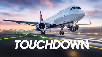 Exciting LANDING: DELTA AIRLINES Airbus A321 at LAX Airport!