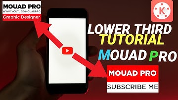 Lower Third Animation in #Kinemaster || New Professional Edit for #Youtubers#Channel 🔥