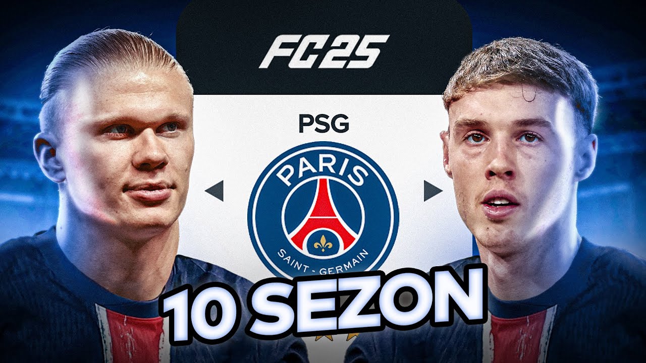 10 SEZON BOYUNCA PSG YÖNETTİM -REKOR KIRDIM ! EA FC 25 PSG REBUİLD