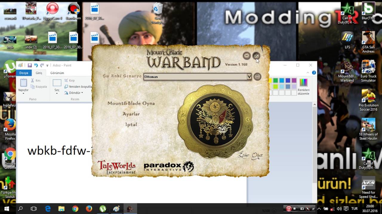 mount and blade warband 1.168 editor