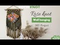 🌹 How to Create Colorful Macrame Roses | DIY Eden Rose Wall Hanging Tutorial