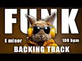 Easy Funk Backing Track // E minor 108 bpm 🎸🔥