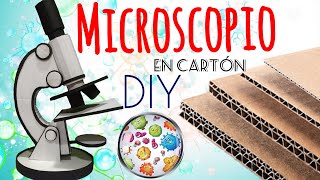 Microscopio maqueta - DIY - Para exposiciones escolares