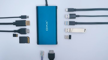 Multiport 12 in 1 USB C Docking Station with Dual 4K HDMI, DP, Ethernet, PD 3, USB C, 4 USB A & More