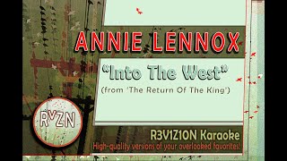 Video thumbnail of "Annie Lennox "Into the West" (The Return of the King) (UPDATE AVAILABLE IN DETAILS) Karaoke"