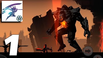 Shadow of Death: Dark Knight - Stickman Fighting - Gameplay Part 1 (Android,iOS)