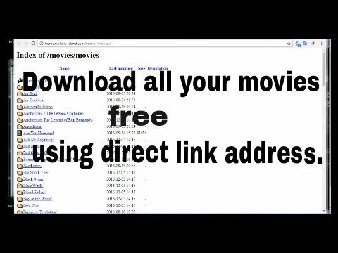 Download all your movies free using direct link address.