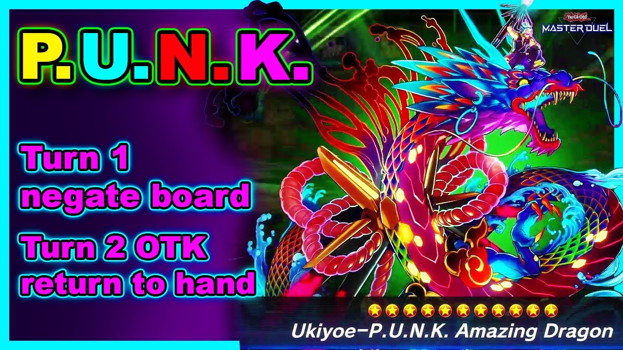 P.U.N.K. Funky synchro! double atk OTK , return to hand, turn 1 negate
