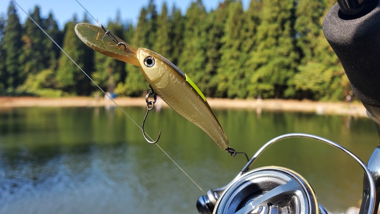 【強烈】なんて引き！強敵ロックトラウトをミノーで狙う【エリアトラウト】