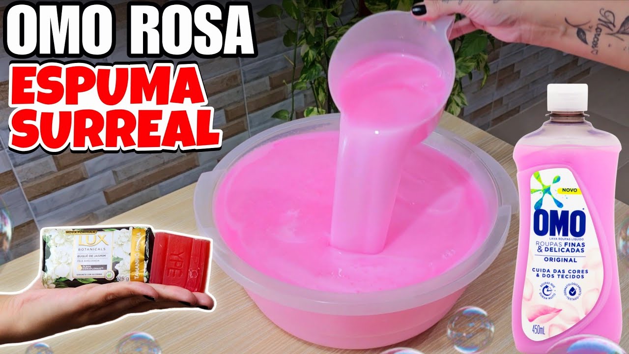 OMO ROSA ROUPAS FINAS E DELICADAS - ESPUMA SURREAL 🥰😱