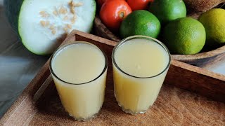 Ash gourd-Orange Juice || బూడిద గుమ్మడికాయ juice