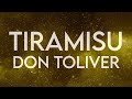 Don Toliver Tiramisu Lyrics Don Toliver Tiramisu Lyrics
