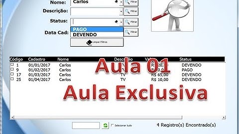 Efetuando Pagamento de parcelas com Listbox - Aula 01
