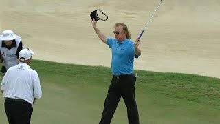 Celebrity Miguel A. Jimenez cruises to victory at Mitsubishi Electric | Highlights Profile