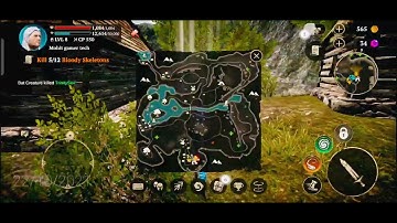 Evil lands Quest-7(Kill 12 bloody skeletons) gameplay.